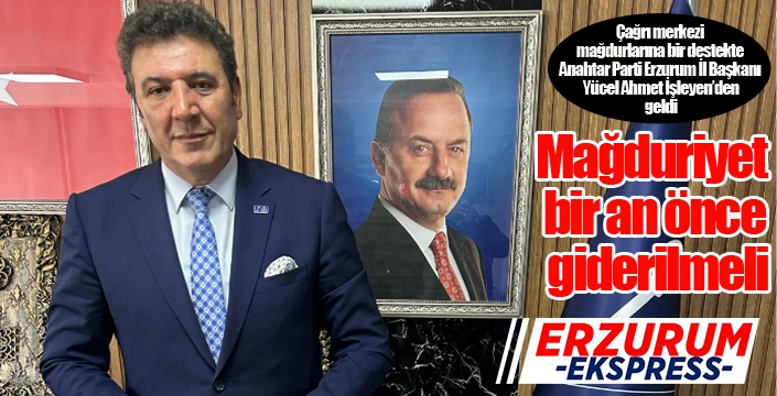 Mağduriyet derhal giderilmeli... 