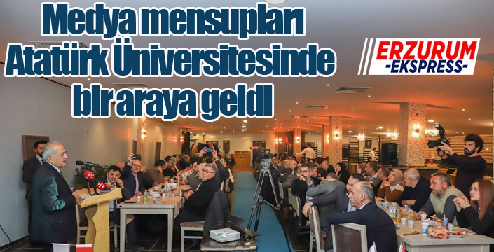 Medya mensupları, Atatürk Üniversitesinde bir araya geldi
