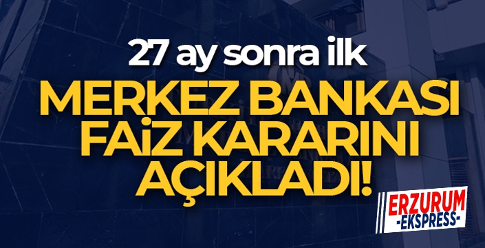 Merkez Bankası faizi yüzde 15'e yükseltti