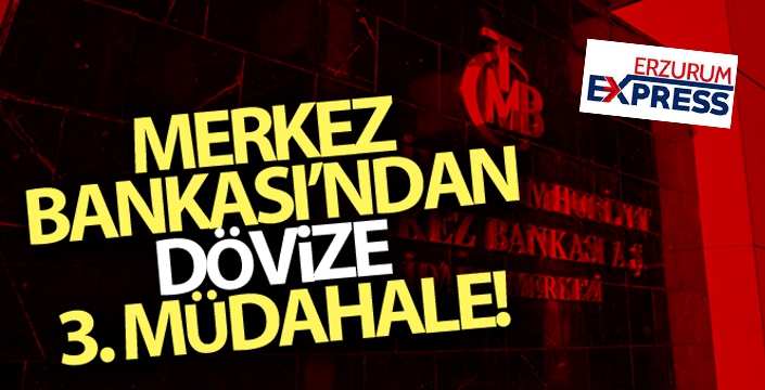 Merkez Bankası'ndan dövize bir müdahale daha