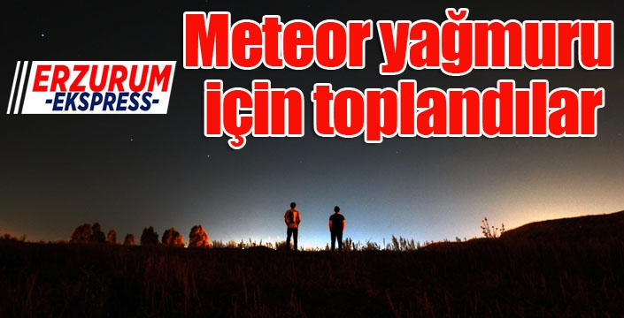 Meteor yağmuru için toplandılar