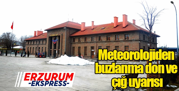 Meteorolojiden buzlanma, don ve çığ uyarısı