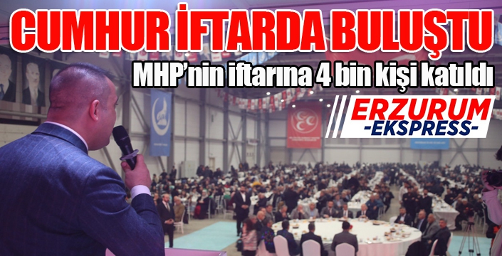 MHP'den gözdağı gibi iftar... 4 bin kişi katıldı...