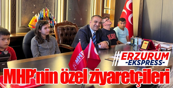 MHP'nin özel ziyaretçileri...