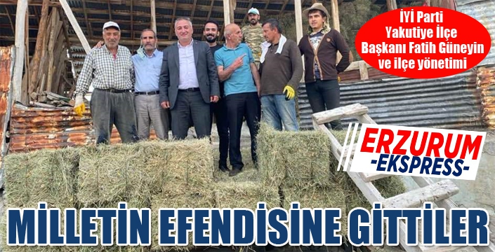 MİLLETİN EFENDİSİNE GİTTİLER 