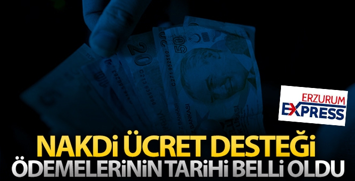 Nakdi ücret desteği ödemelerinin tarihi belli oldu