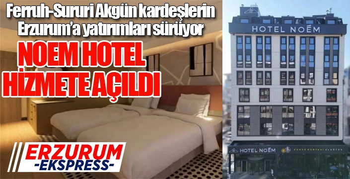 Noem Otel müşteri kabulüne başladı