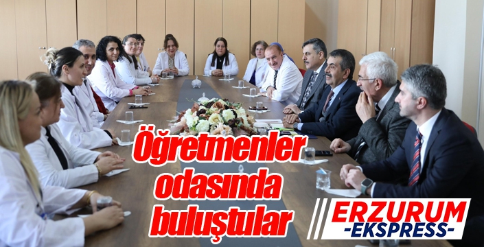 Öğretmenler odasında buluştular