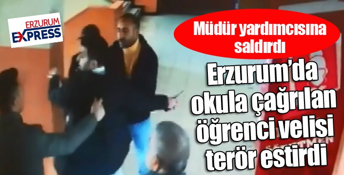 Okula çağırılan veli terör estirdi