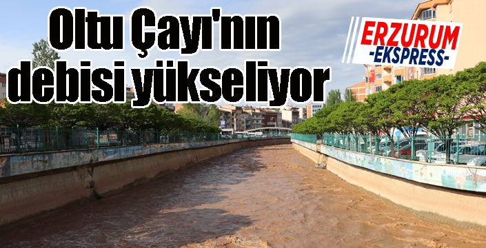 Oltu Çayı'nın debisi yükseliyor