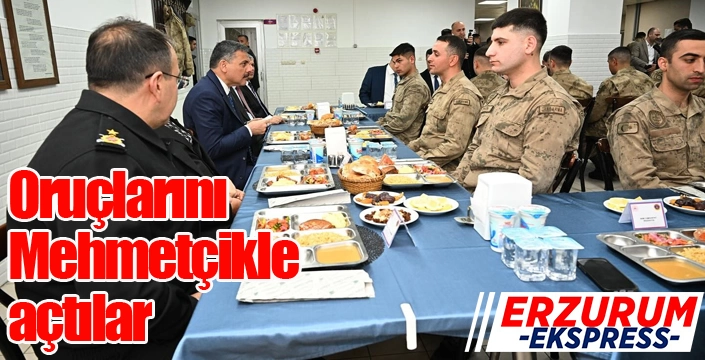 Oruçlarını Mehmetçikle açtılar