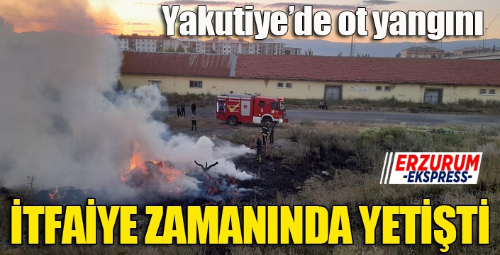 Ot yangını korkuttu