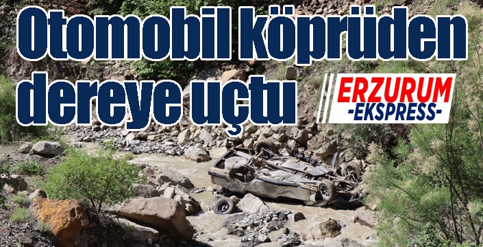 Otomobil köprüden dereye uçtu: 1 ölü 1 yaralı