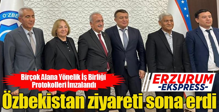 Özbekistan ziyareti sona erdi