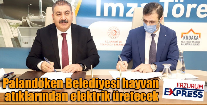 Palandöken Belediyesi hayvan atıklarından elektrik üretecek