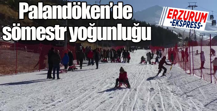 Palandöken’de sömestr yoğunluğu