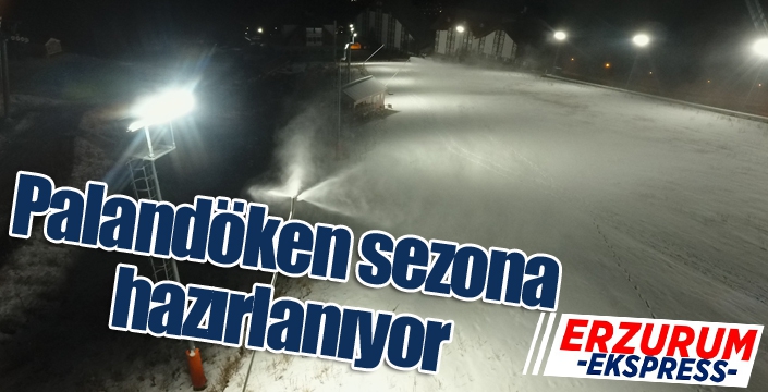 Palandöken Kayak Merkezi’nde sezon hazırlığı devam ediyor