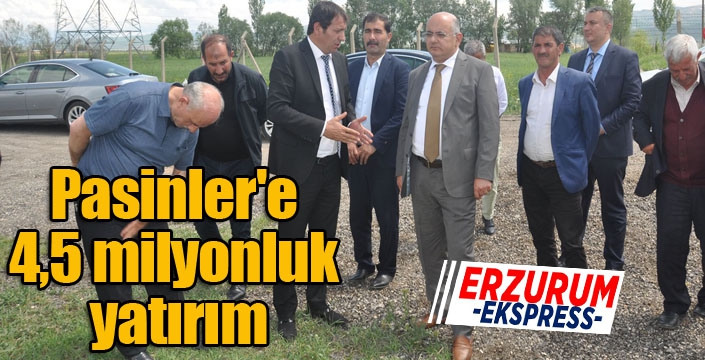 Pasinler'e 4,5 milyonluk yatırım