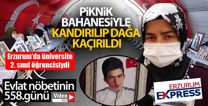 Piknik bahanesiyle kandırılıp dağa kaçırıldı