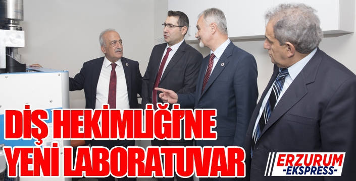 Rektör Çomaklı, Diş Hekimliği Fakültesi Ar-Ge laboratuvarının açılışı yaptı