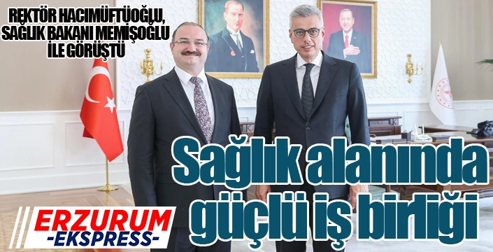 Sağlık alanında güçlü iş birliği...