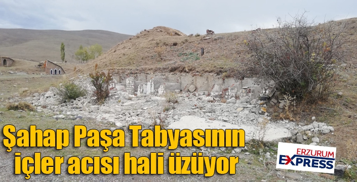 Şahap Paşa Tabyasının içler acısı hali üzüyor