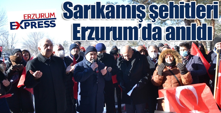 Sarıkamış şehitleri Erzurum’da anıldı
