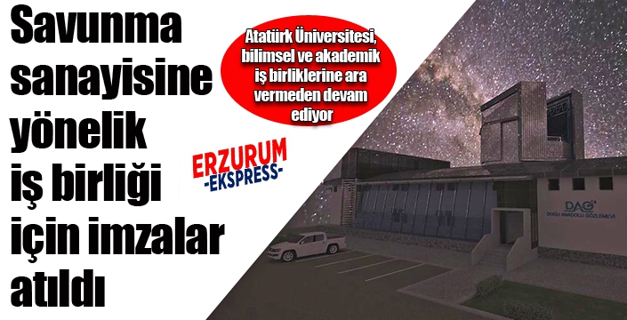 Savunma sanayisine yönelik iş birliği için imzalar atıldı