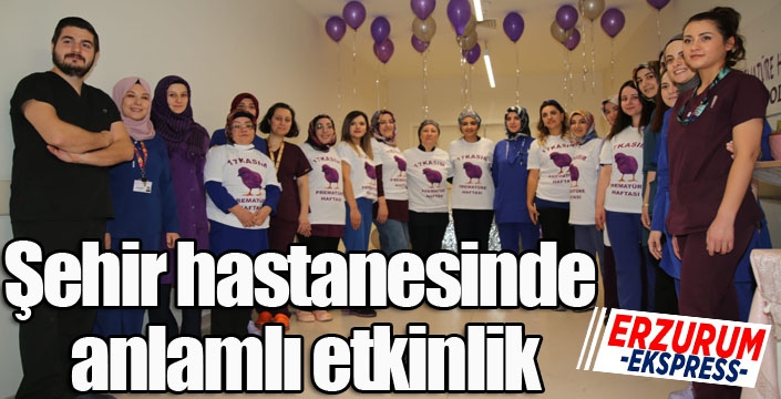 Şehir hastanesinde anlamlı etkinlik