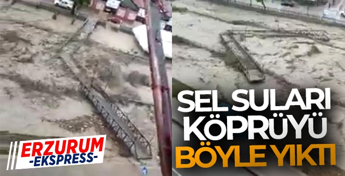 Sel suları 2 köprüyü yıktı, evleri su bastı