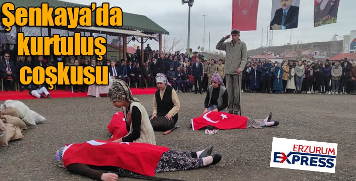 Şenkaya’da kurtuluş coşkusu