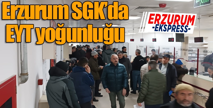 SGK binası önünde EYT kuyruğu