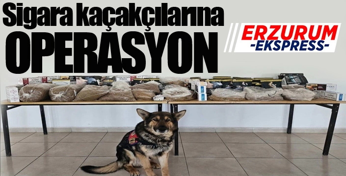 Sigara kaçakçılarına operasyon