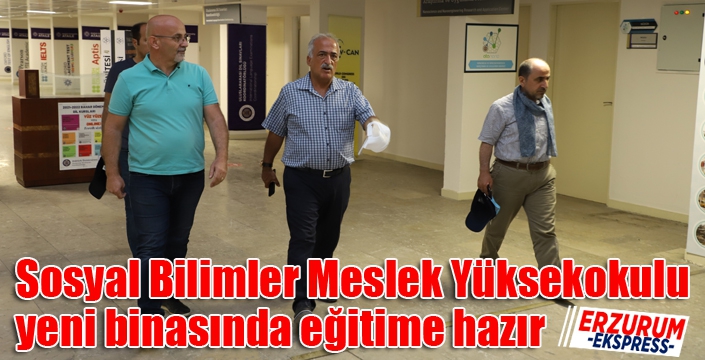 Sosyal Bilimler Meslek Yüksekokulu yeni binasında eğitime hazır