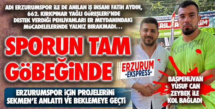 Sporun tam göbeğinde bir isim…  Fatih Aydın bu kez er meydanında