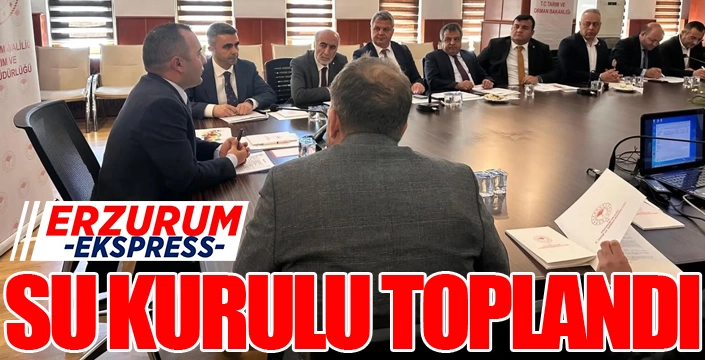 Su Kurulu toplandı...