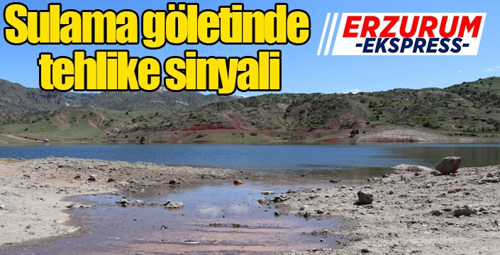 Sulama göletinde tehlike sinyali
