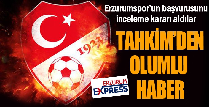 Tahkim Kurulu Erzurumspor'u dinledi...