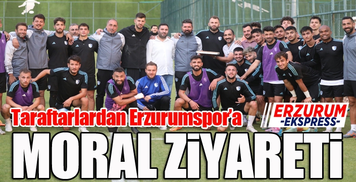 Taraftardan Erzurumspor’a tatlı dopingi