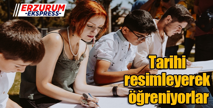 Tarihi resimleyerek öğreniyorlar