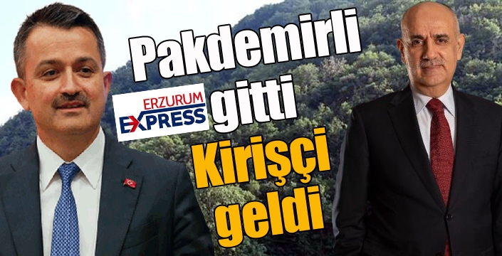 Tarım Bakanı Pakdemirli istifa etti... Yerine Vahit Kirişçi atandı...