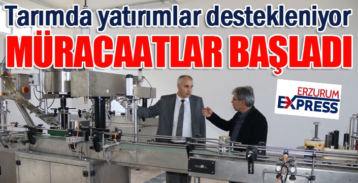 Tarımda yarımlara büyük destek geliyor... Müracaatlar başladı...