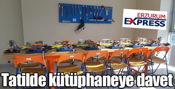 Tatilde kütüphaneye davet