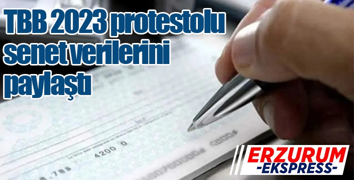 TBB 2023 protestolu senet verilerini paylaştı