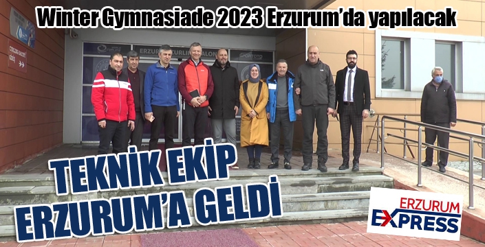 Teknik ekip Erzurum’da tesislerde incelemelerde bulundu