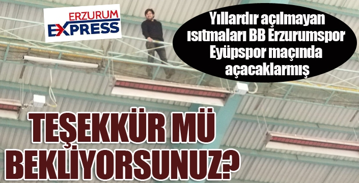 Teşekkür mü bekliyorsun Müdür Bey?