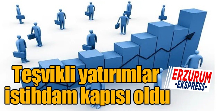 Teşvikli yatırımlar istihdam kapısı oldu