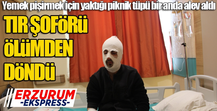 Tır şoförü ölümden döndü