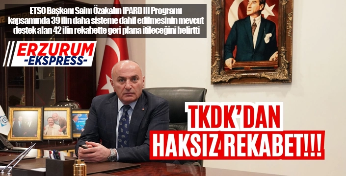 TKDK’dan haksız rekabet...
