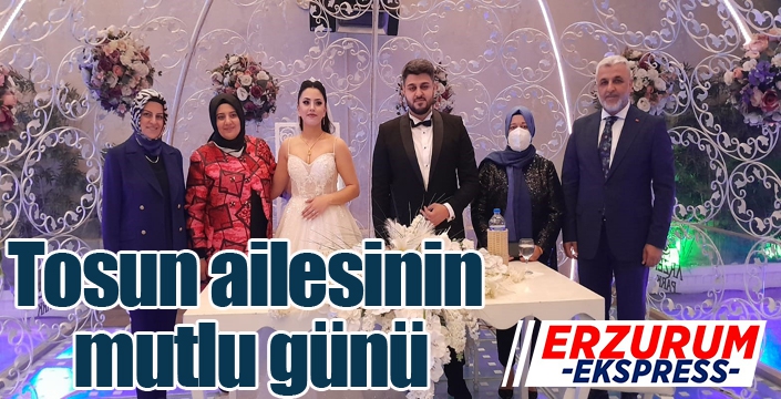 Tosun ailesinin mutlu günü